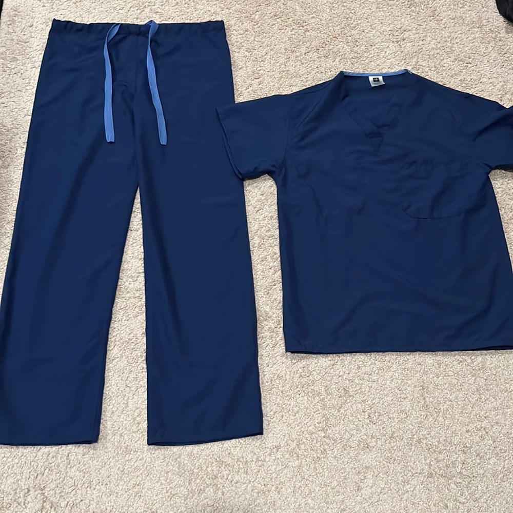 Medline PerforMAX Scrub Set, Blue, Size X-Small